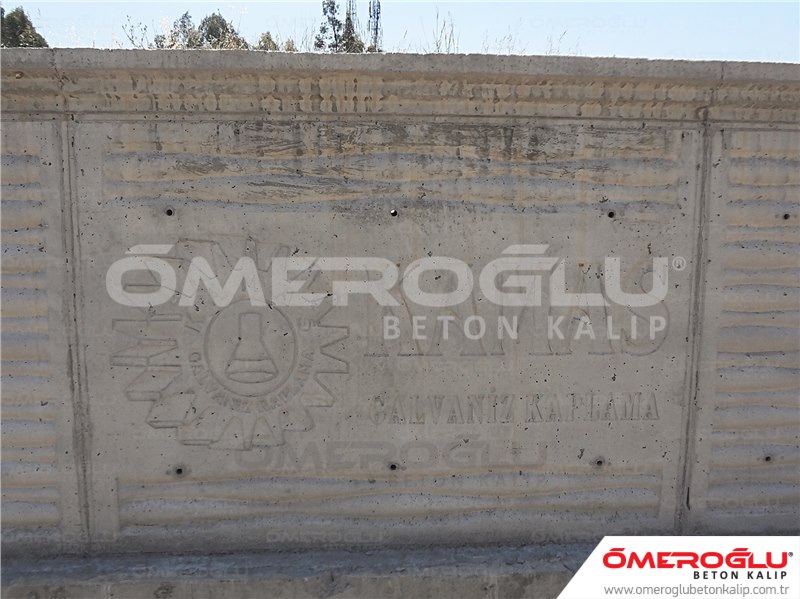 Özel Logolu Beton Kalıp Örnekleri