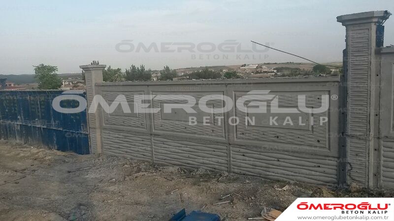 Çerçeveli Dalga Desen Beton Kalıp