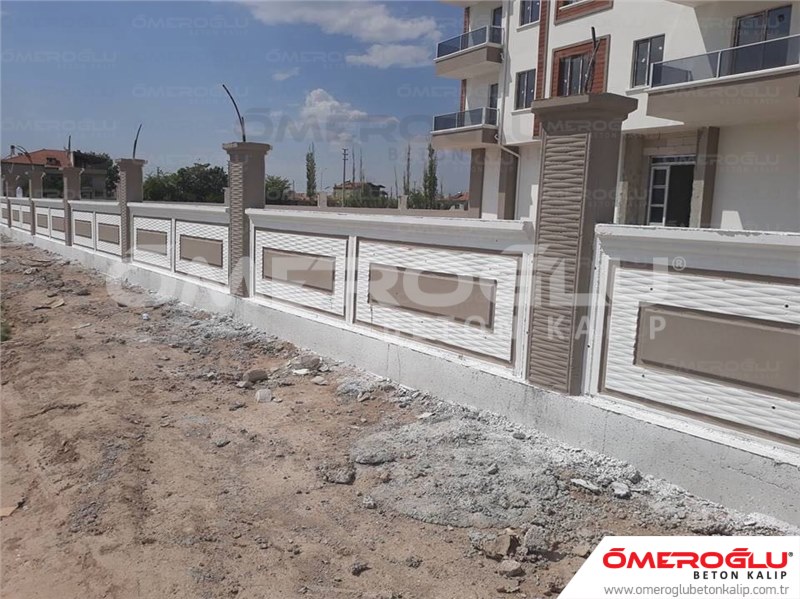 Çerçeveli Dalga Desen Beton Kalıp